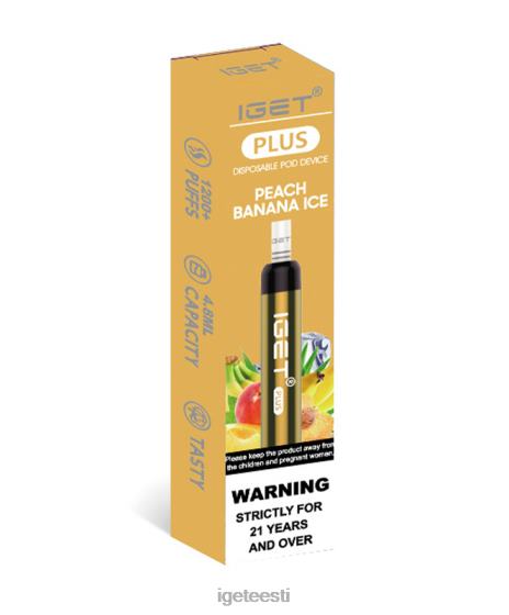 IGET Vape Shop - saada pluss D4V2836 virsiku banaanijää