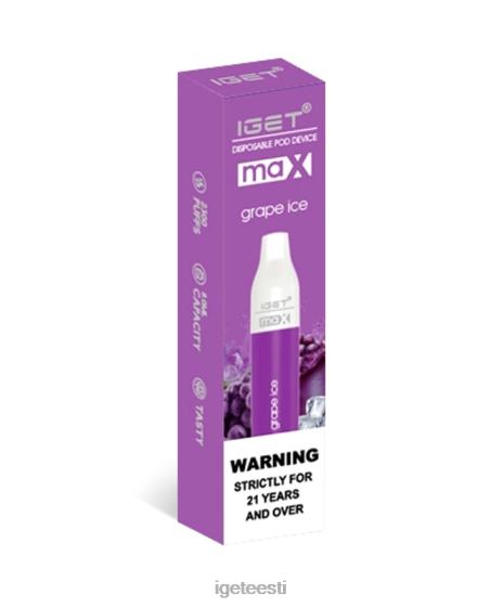 Discount IGET Vapes - saada max D4V2882 viinamarja jää