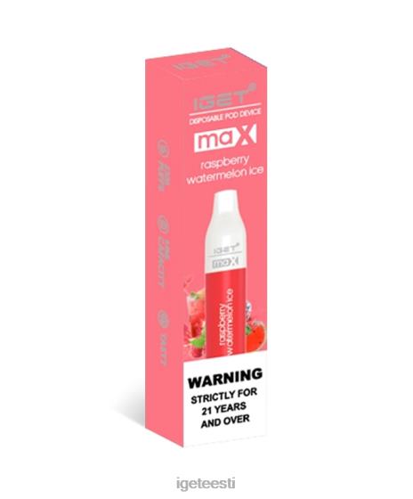 IGET Vape Europe - saada max D4V2890 vaarikas arbuusijää