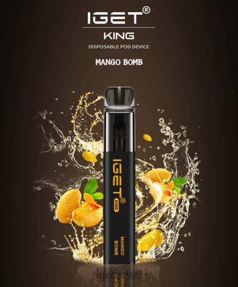 IGET Vapes - king - 2600 pahvi D4V28501 mango pomm