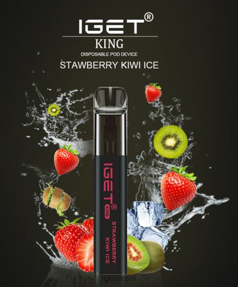 IGET Vape - king - 2600 pahvi D4V28598 maasika kiivi jää
