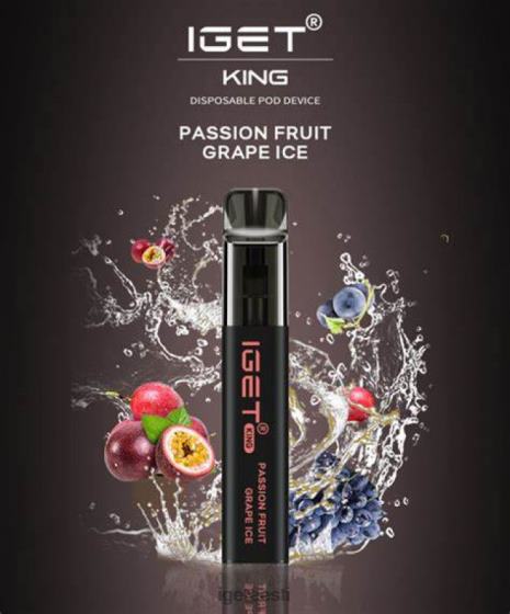 IGET Vape Europe - king - 2600 pahvi D4V28631 kannatusviljade viinamarjajää