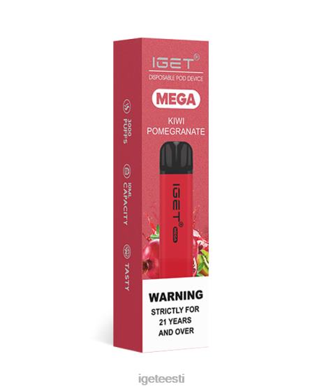 Discount IGET Vapes - mega D4V28131 kiivi granaatõun