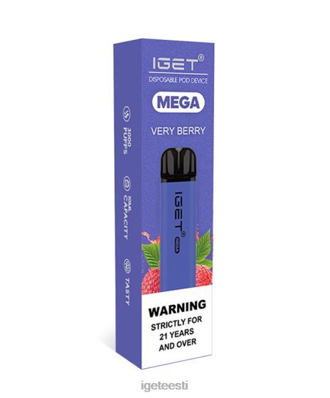 IGET Vape Europe - mega D4V28146 väga marjane