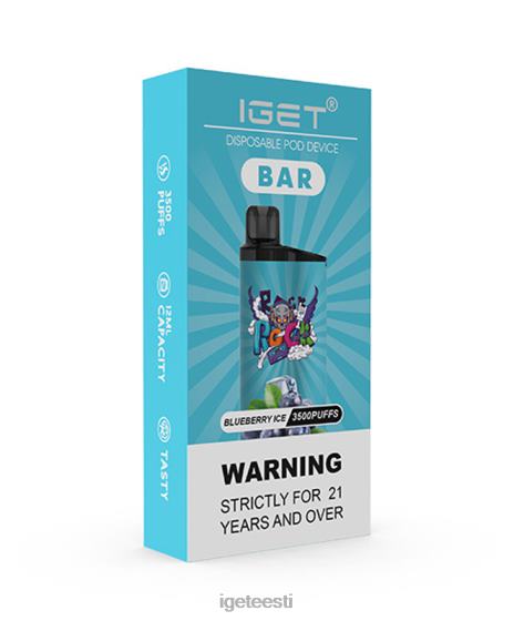 Discount IGET Vapes - baar D4V28152 mustikajää