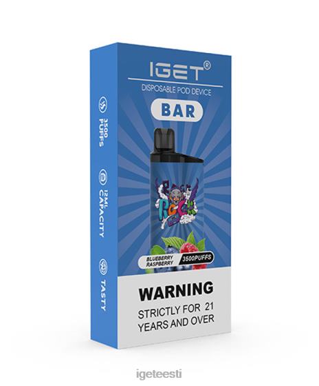 IGET Vape Europe - baar D4V28153 mustikas vaarikas