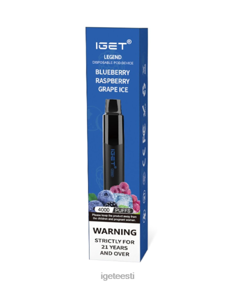 IGET Vape - saada legend D4V28181 mustikas vaarikas viinamarjajää
