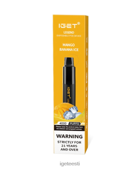 Discount IGET Vapes - saada legend D4V28185 mango banaanijää