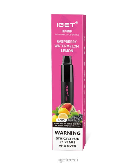 IGET Vapes - saada legend D4V28194 vaarikas arbuus sidrun