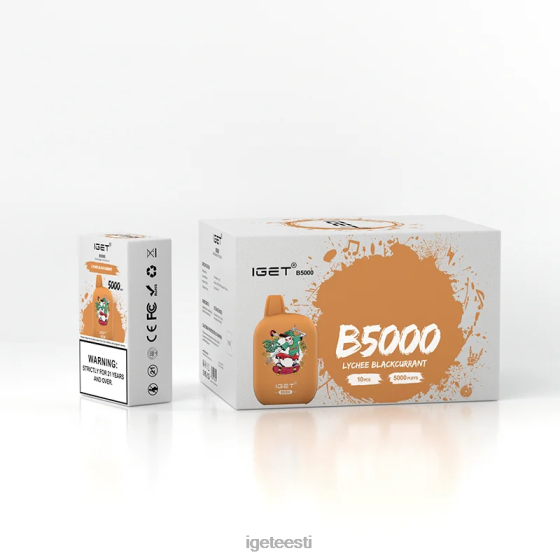 IGET Vapes - saad b5000 D4V28309 litši mustsõstar