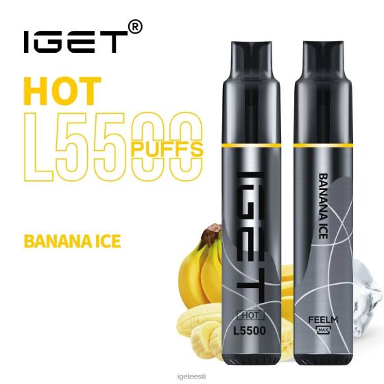 IGET Shop - saada kuumaks - 5500 pahvi D4V28467 banaani jää