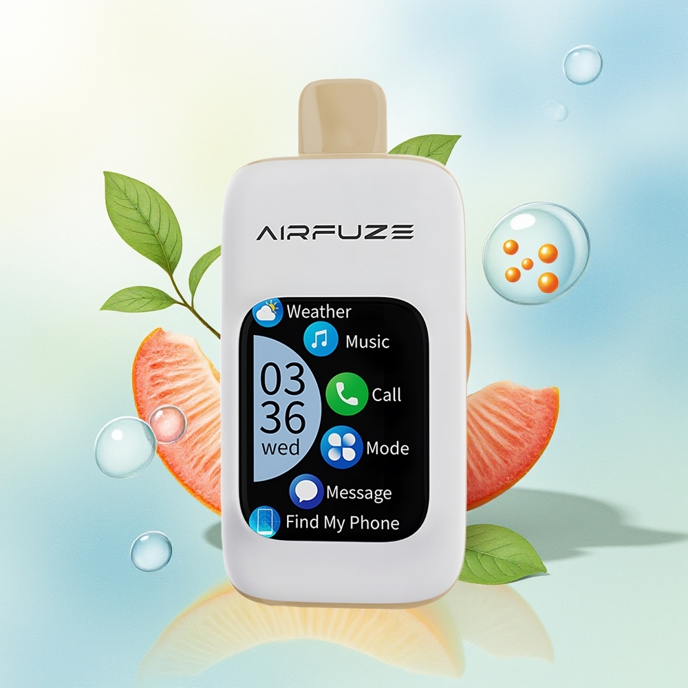 AirFuze Smart 30000 Puhangut Kuivatatud Virsik Ühekordselt Kasutatav Vape