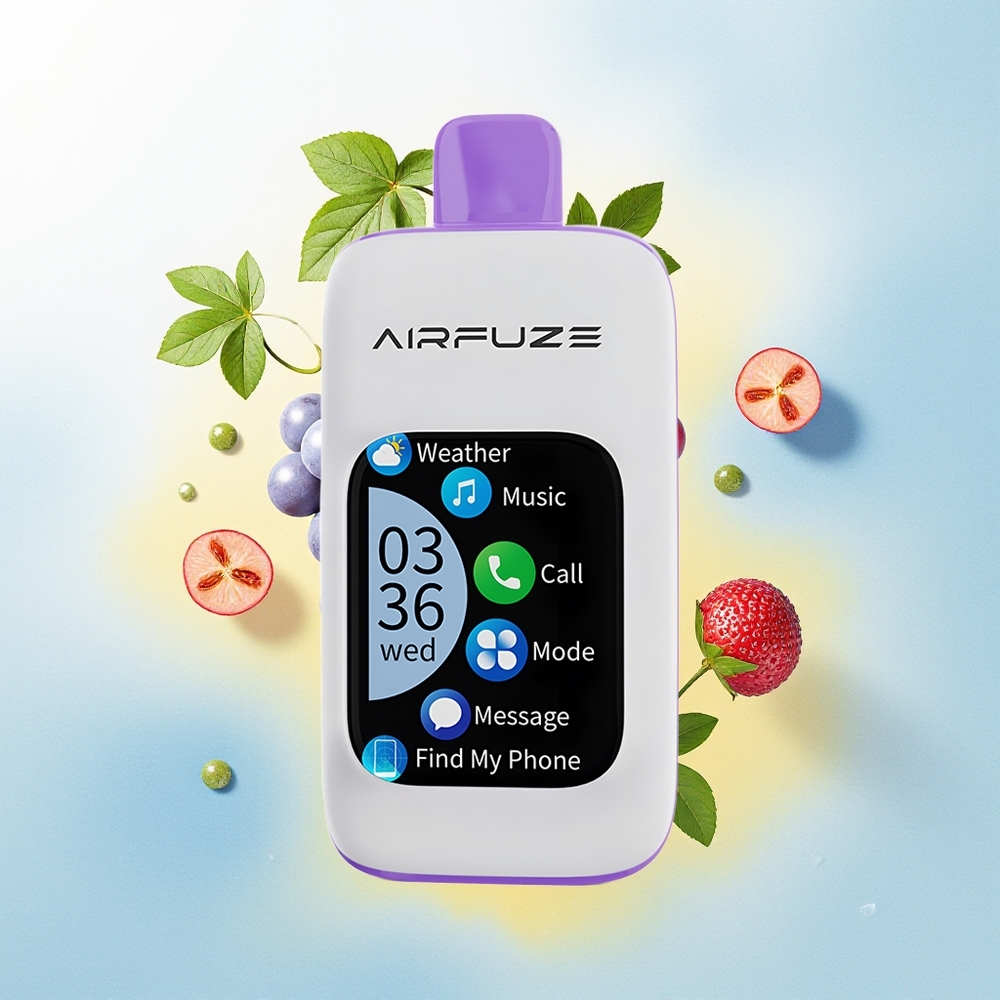 AirFuze Smart 30000 Suudet TFT-tahvel 5% Nikotiini Viinamarja Pauk
