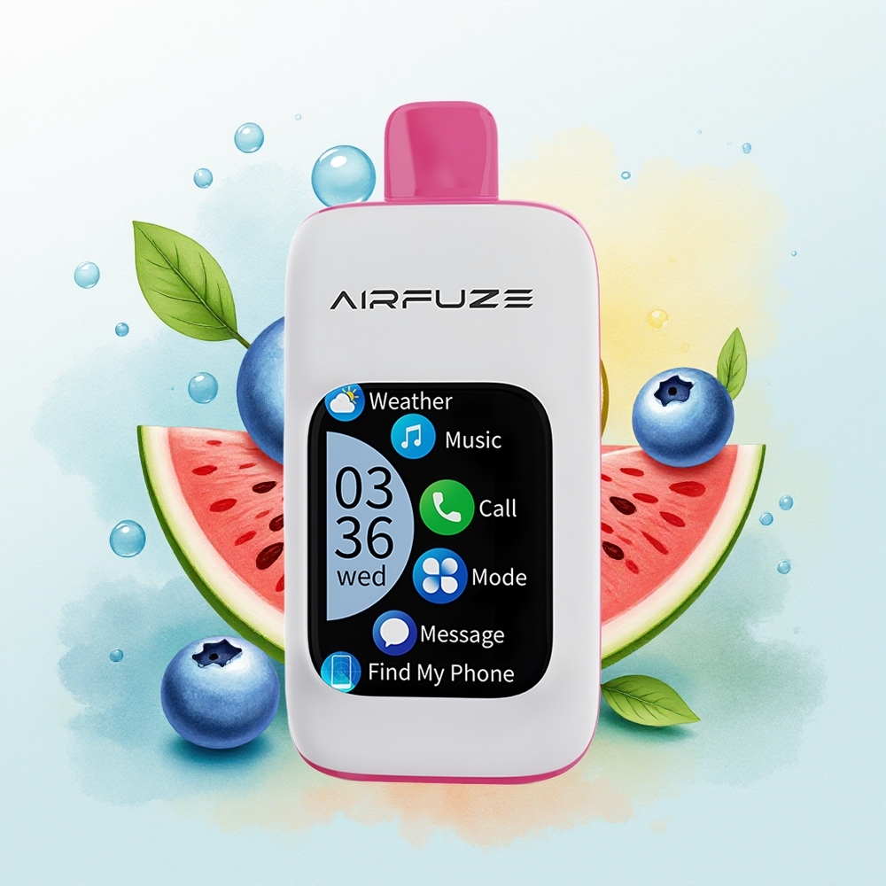 AirFuze Smart 30000 Suudet TFT-tahvel+Type-C 900mAh Mustikas-Arbuus
