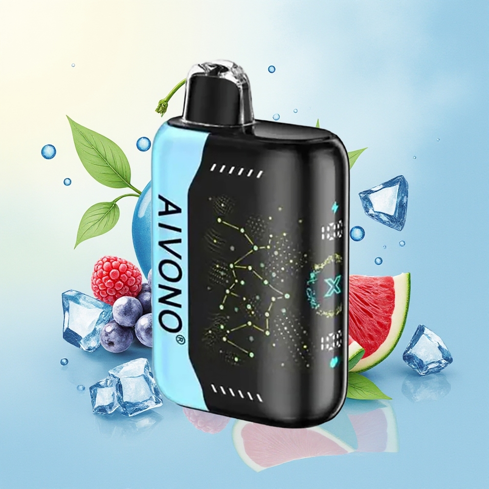 Aivono Aim Boom 25000 Puffs 28ml 650mAh Sinine Sõstar-Jää