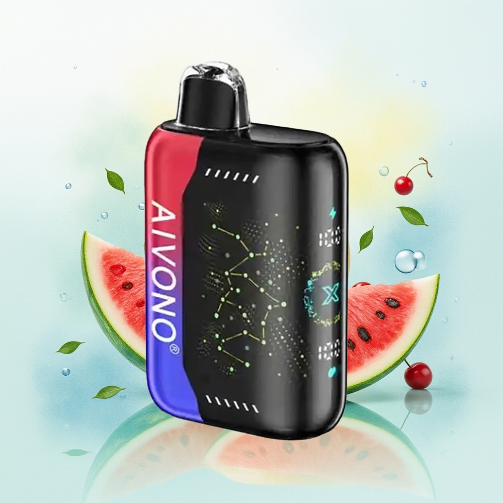 Aivono Aim Boom 25000 Puffs Tüüp-C Laadimine 28ml Jäävalge Veekarbi-Kirsikombinatsioon