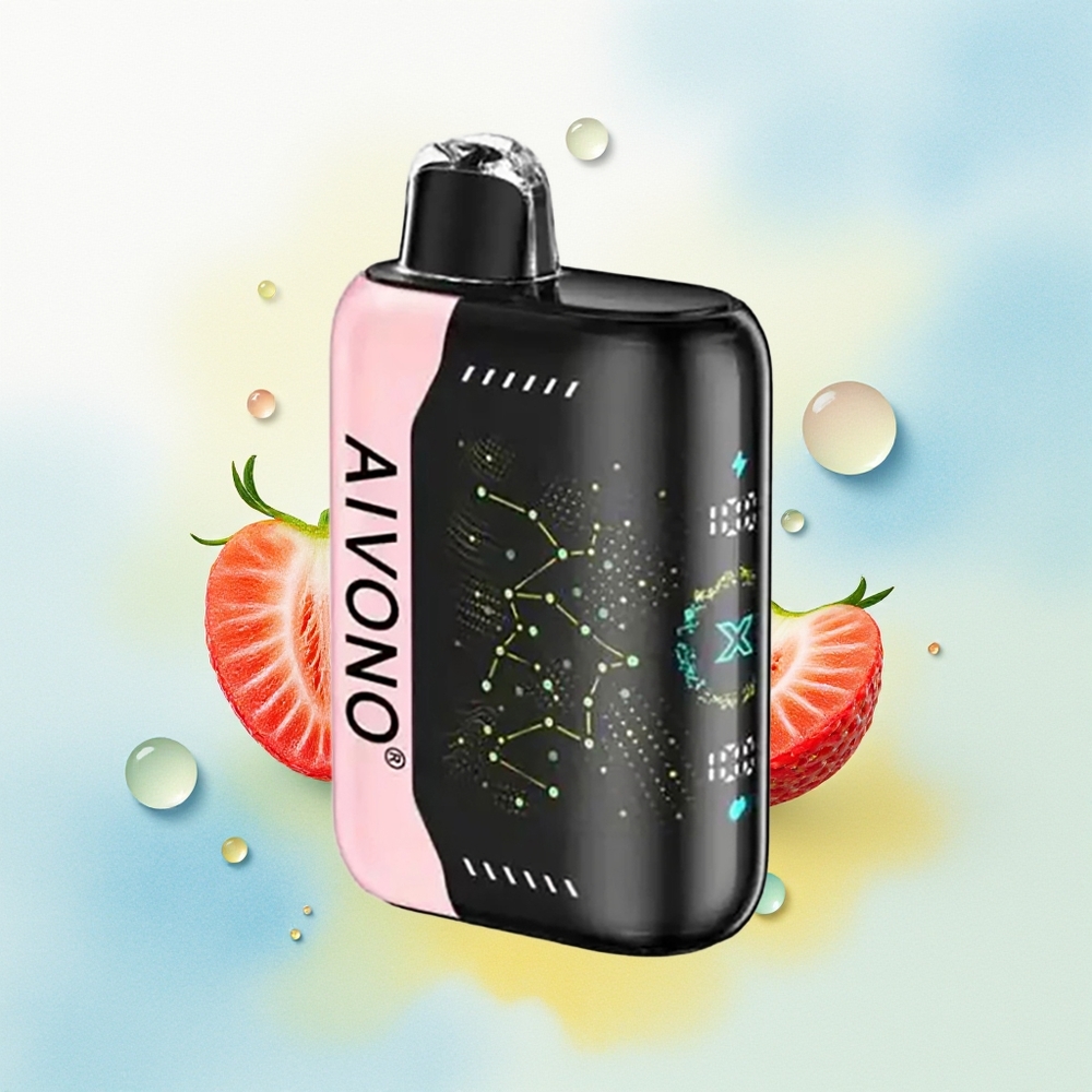 Aivono Aim Boom 25000 Puhangut 28ml Maasikas B Pop