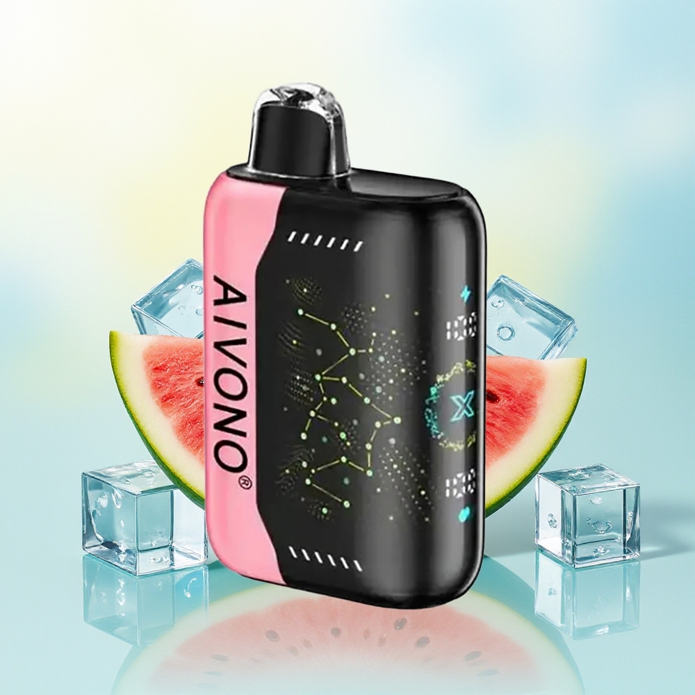 Aivono Aim Boom 25000 Sutsukord Tüüp-C Laadimine 28ml Vedelik 650mAh Patarei 1.2 ohm Võrkkuumuti Vesimelonijää