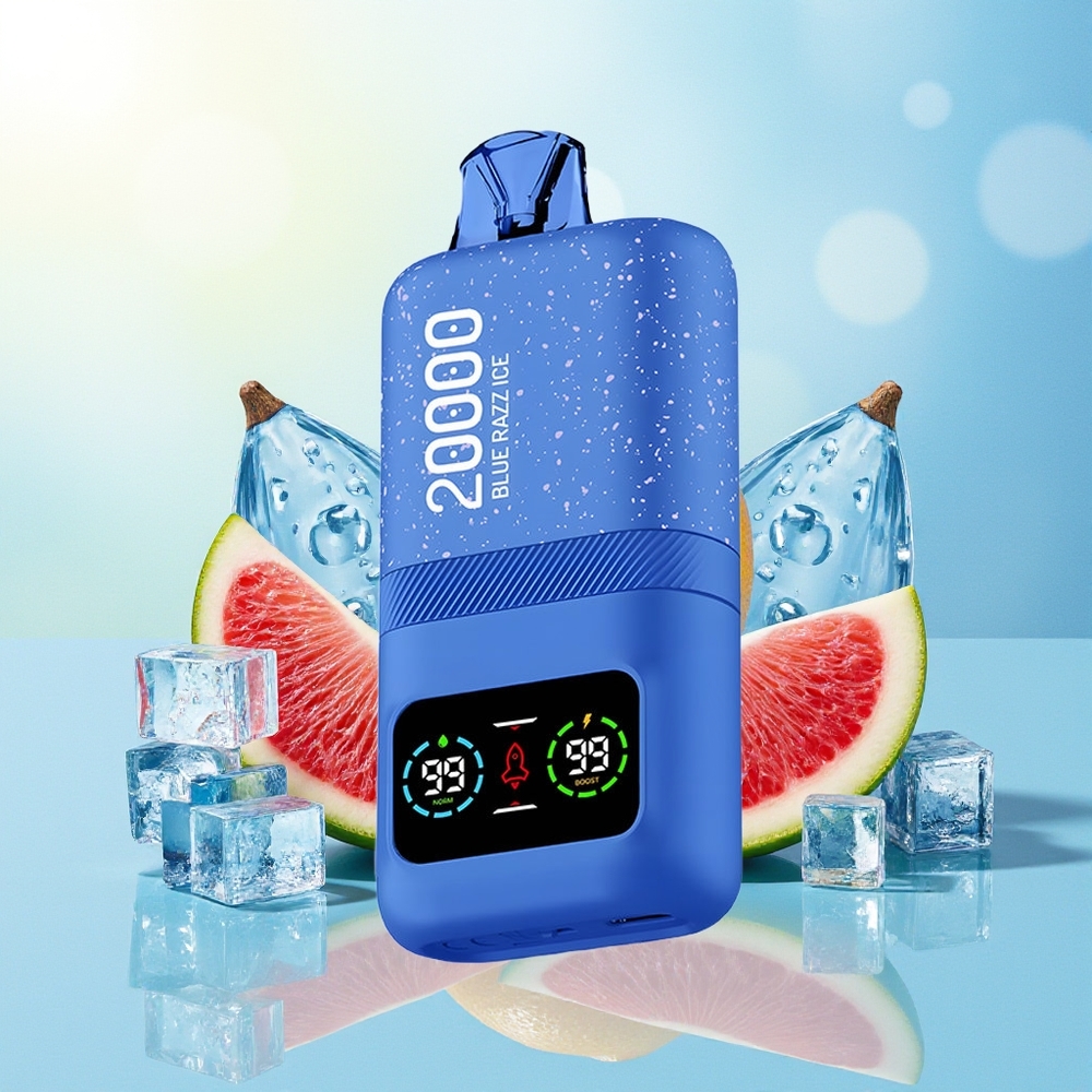 Aivono Aim Magic 20000 Puhangut Dual Mesh LCD Type-C Sinine Vaarikas Jää