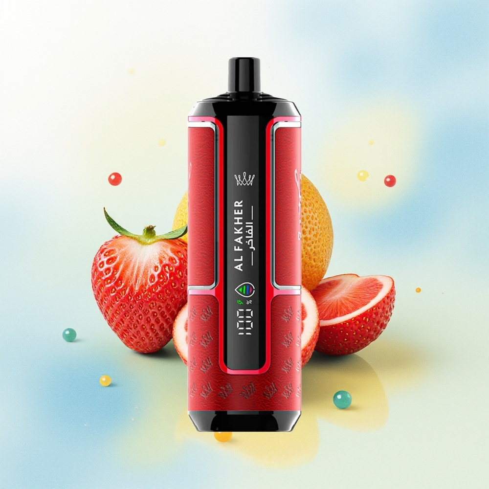 Al Fakher Crown Bar 15K Hypermax 22ml 600mAh Type-C Maasikapunch