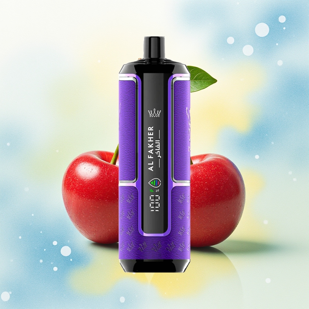 Al Fakher Crown Bar 15K Hypermax Ühekordne Vape Kit Kirss Fiesta