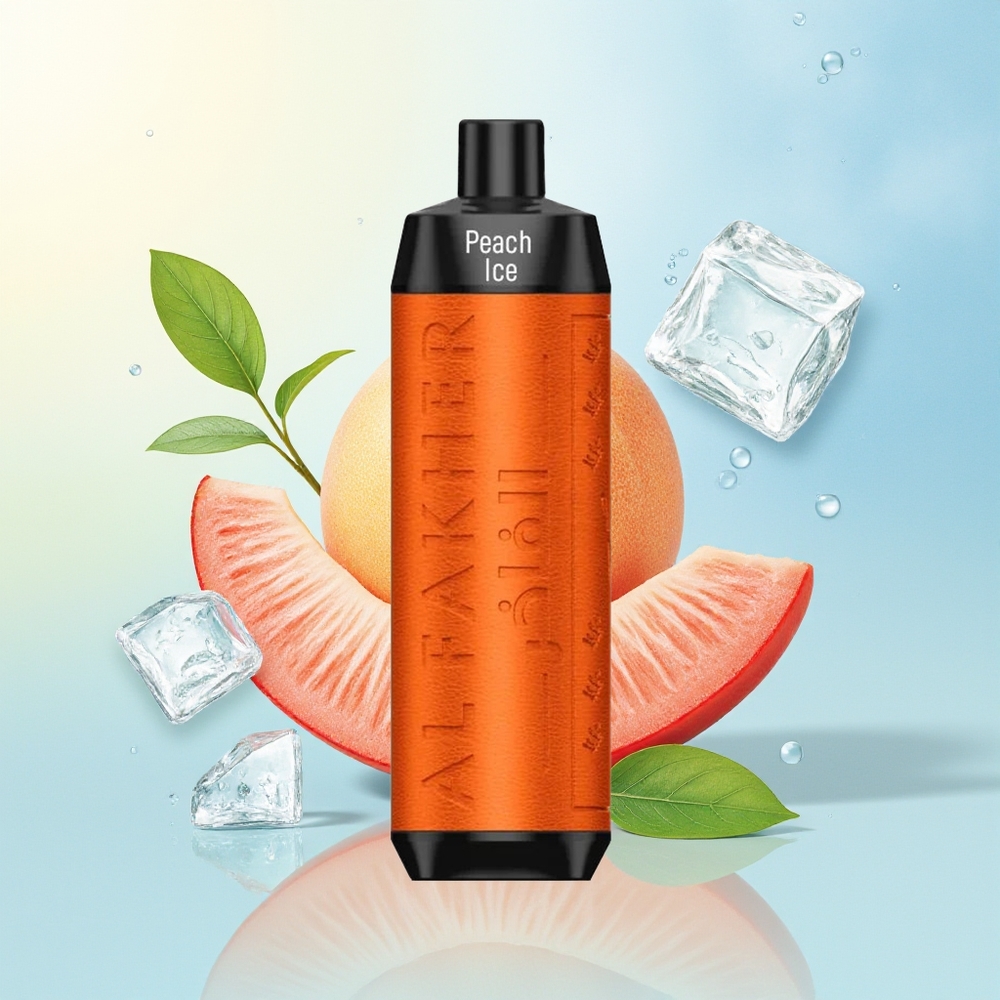 Al Fakher Crown Bar 8000 Suu Crystal Ühekordne Vape Virsiku Jää