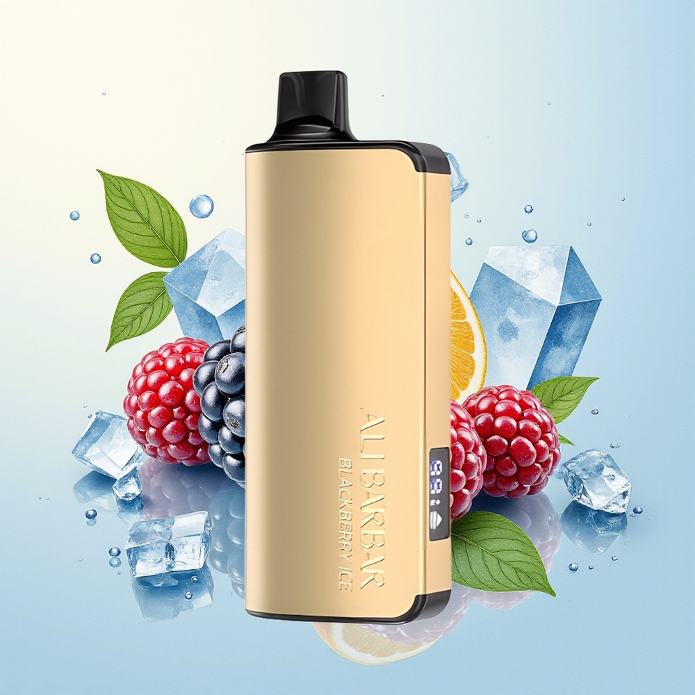 Alibarbar Ingot 9000 Puhangit 22ml 2350mah Mustika-Jää