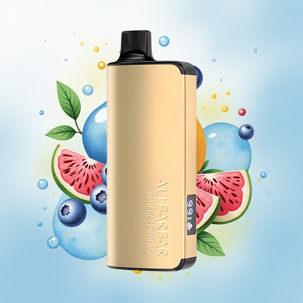 Alibarbar Ingot 9000 Puhangut 22ml 2350mah Mustikasplahvatus