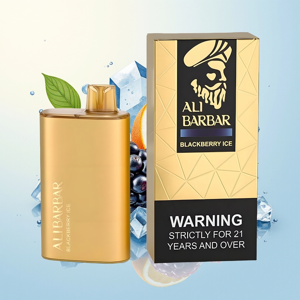 Alibarbar Rich 8000 Puffs 20ml 2000mAh Mustikas-Jää