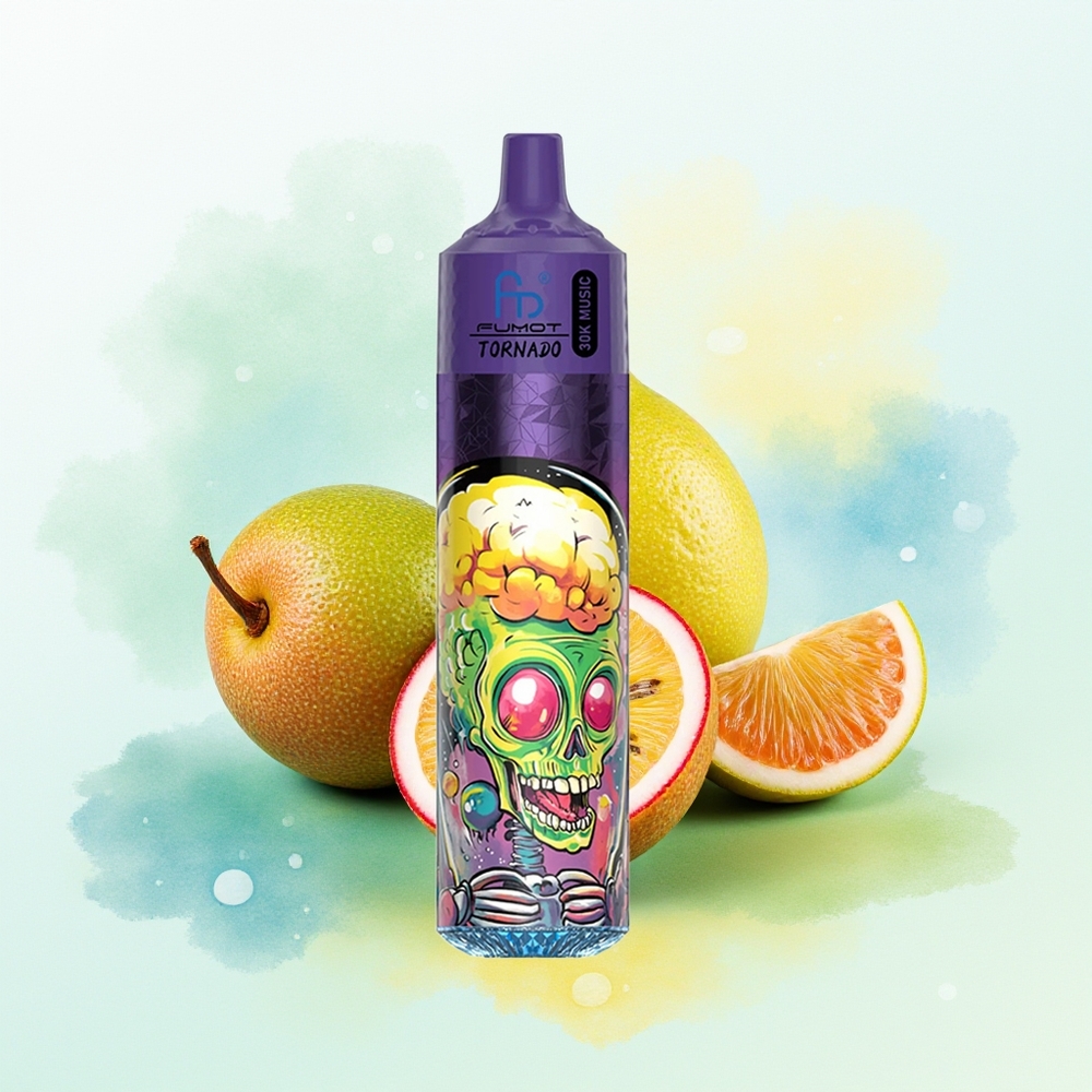 Fumot Randm Tornado 30000 Suts 30mL 600mAh 1.0 Ohm LED Kiivi Marakuja Guaava