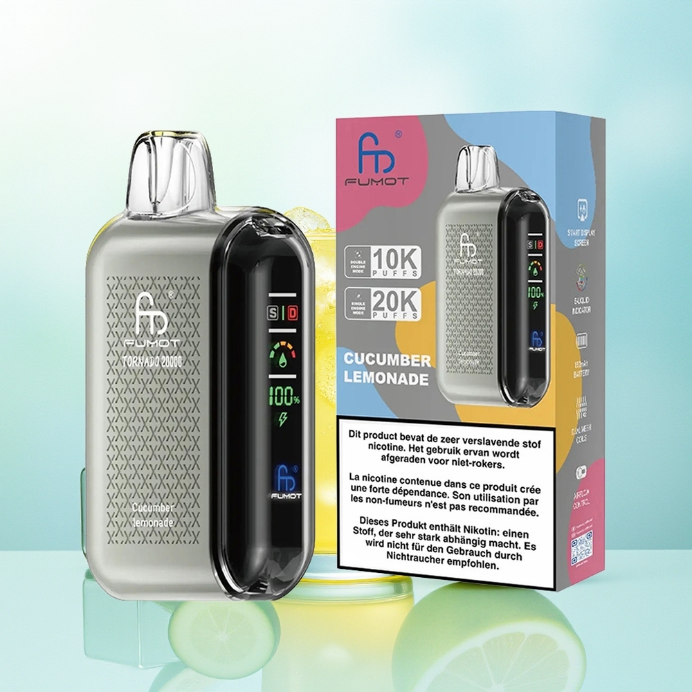Fumot Tornado 20000 Puhangut Dual Mesh 20ml Akuga Kurgi-Limonad