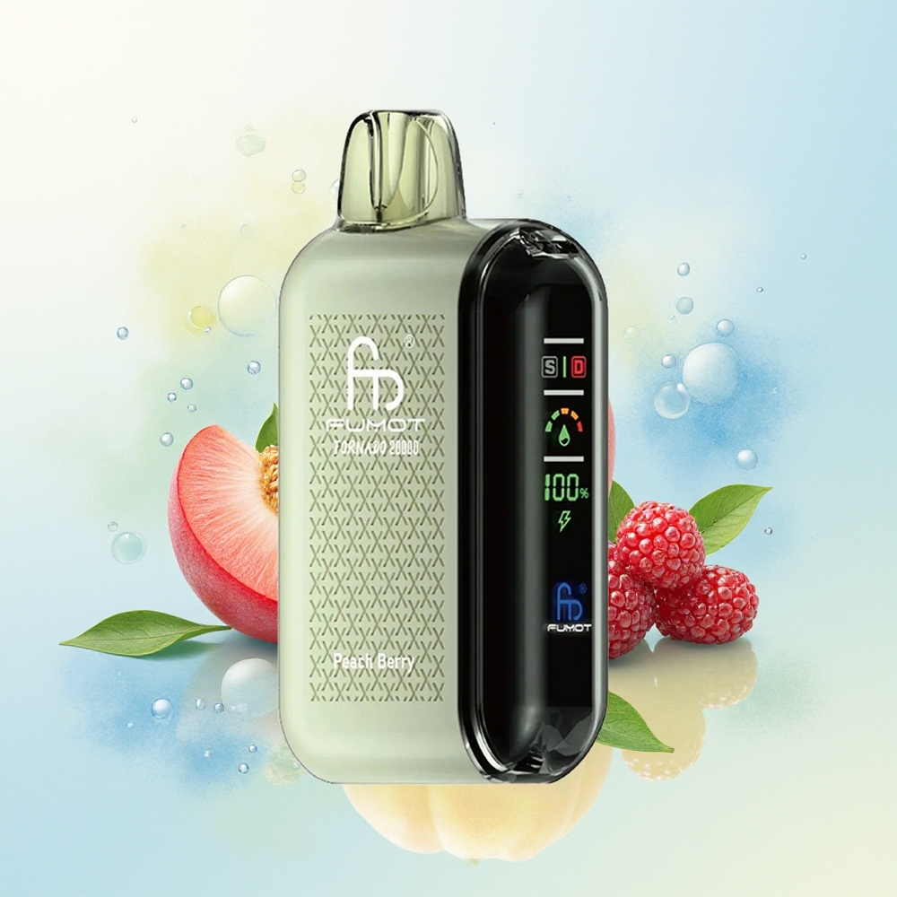 Fumot Tornado 20000 Soolesuud Dual Mesh 20ml 850mAh Peach-Marja