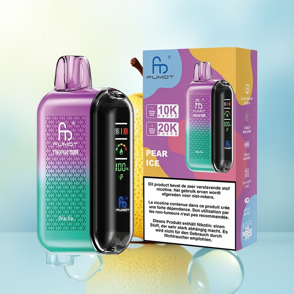 Fumot Tornado 20000 Soolte Dual Mesh Coil 20ml 850mAh Pirijää