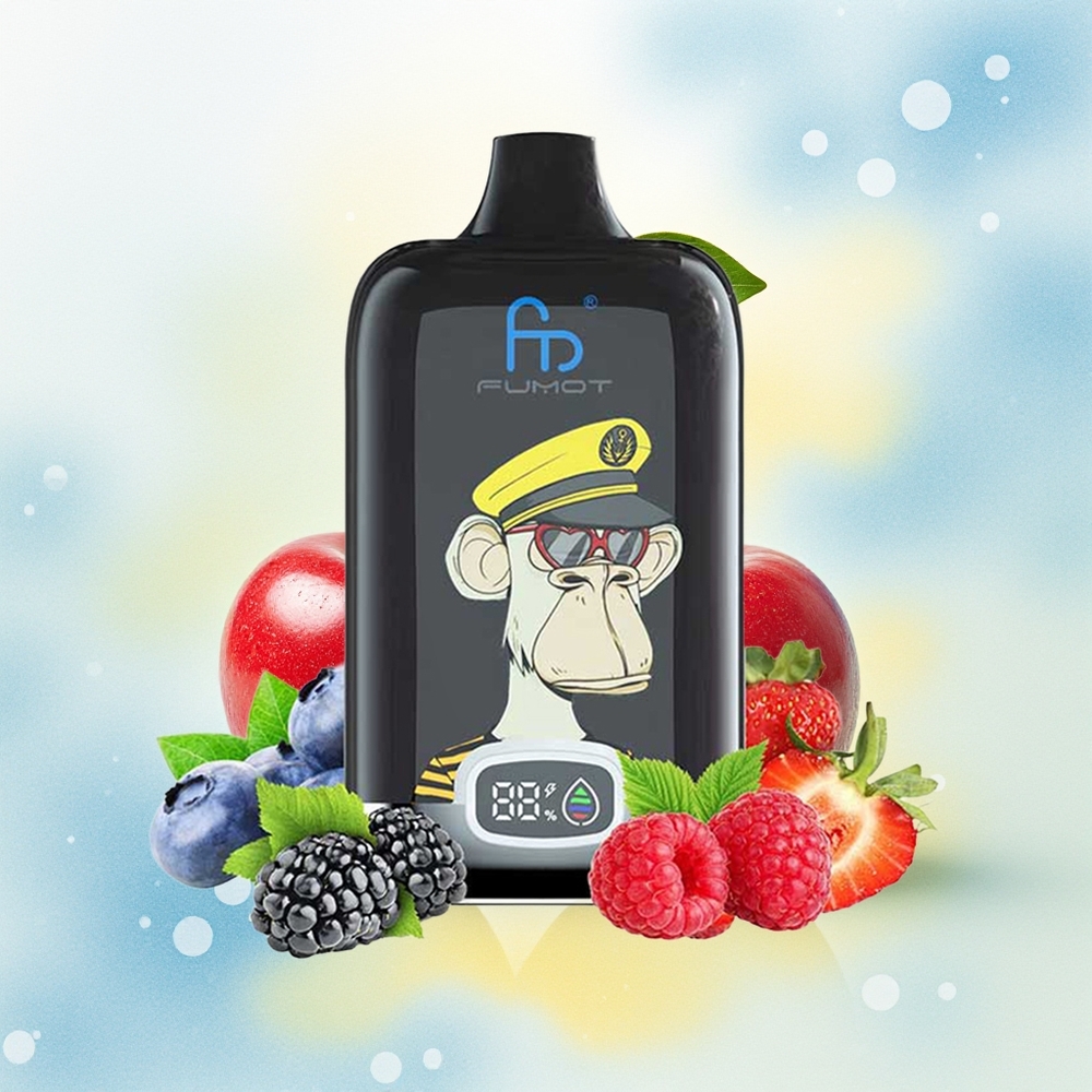 Fumot Tornado Digital Box 12000 Suud Digital Box 20ml MESH-Tüüpi Tüüp-C Laadimisega Kirss