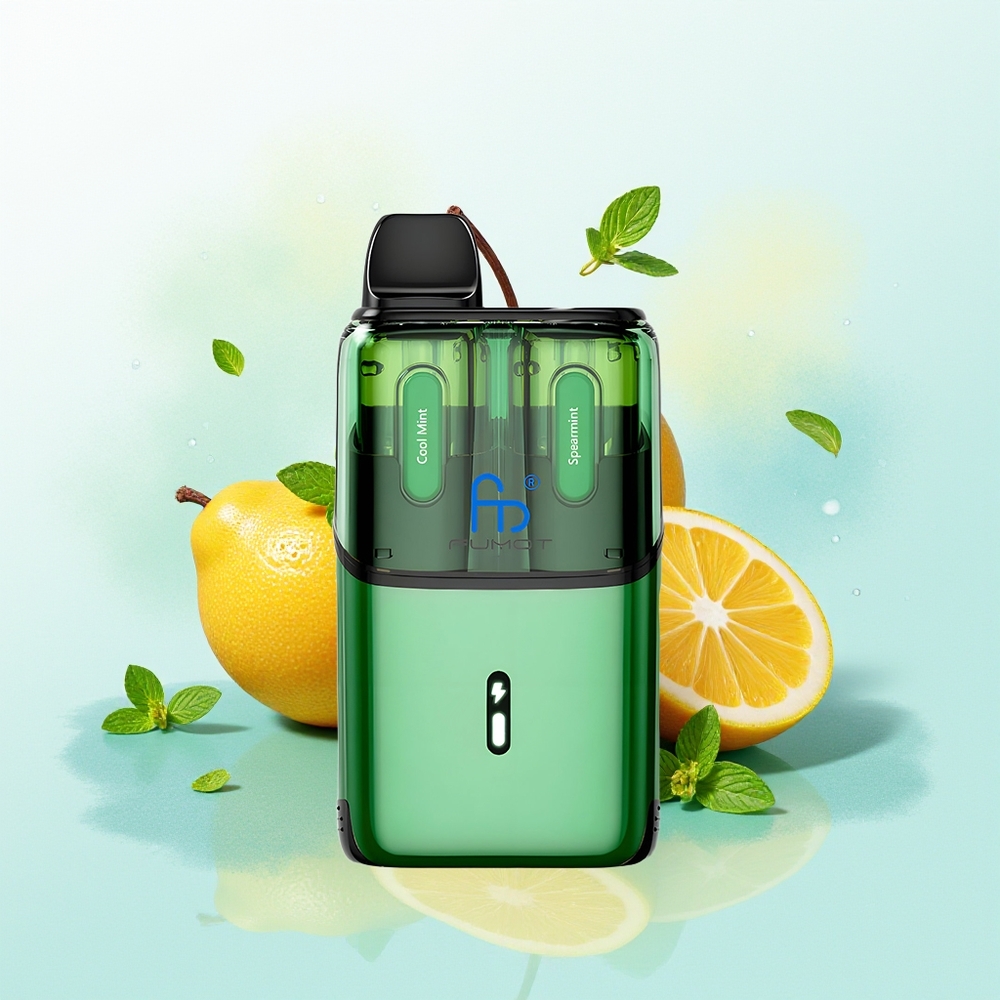 Fumot Ultra T32000 32000mahukat Type-C Laadimine 24ml E-vedelikuga Mesh Pool Cool Mint - Mädamuna
