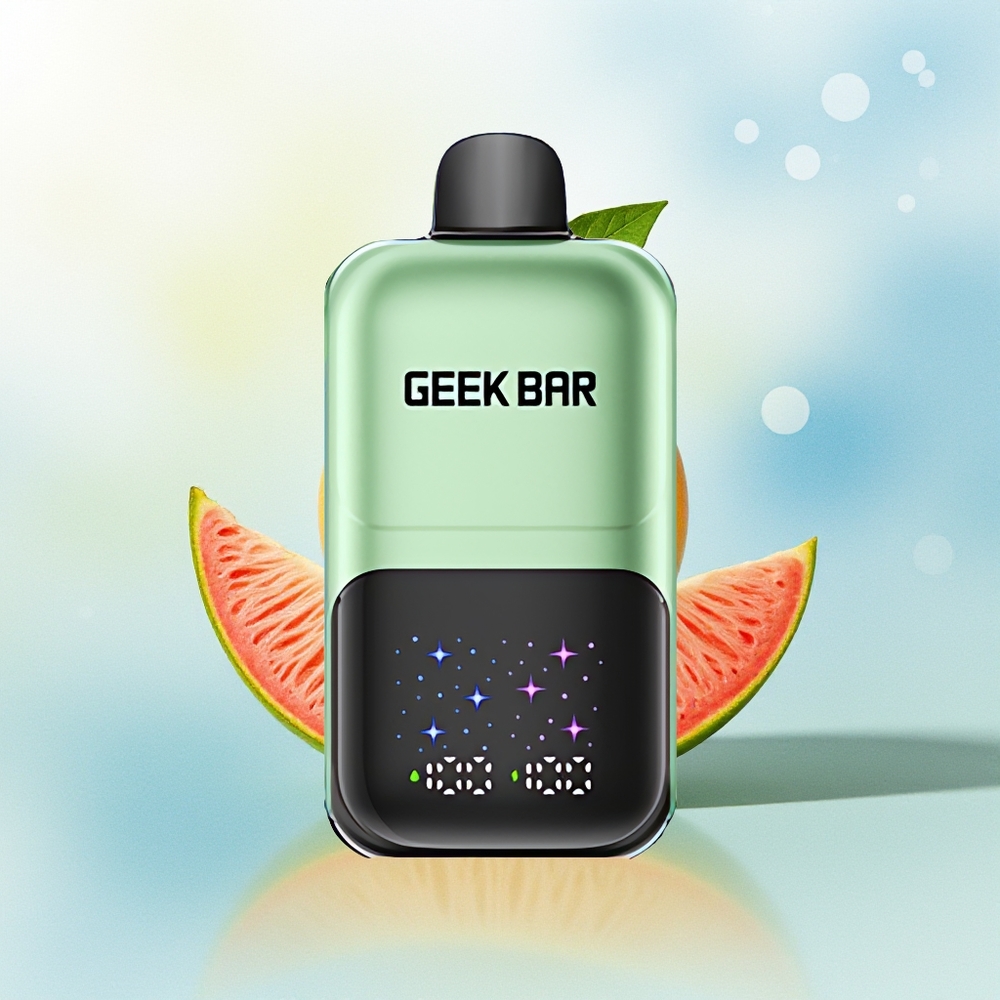 GEEK BAR 2GO 50000 SÜGAMIST KAHE SEERIA INTERAKTIIVNE EKRAAN REGULEERITAV MAITSE/ KÕLADUS TOPELT PAKK 20ml KAHE ÕUNA A&B