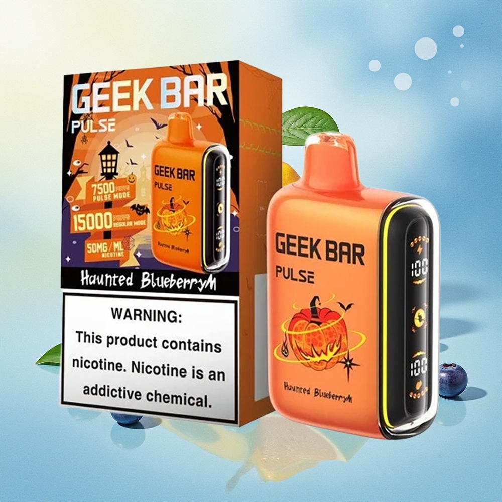 GEEK BAR Pulse 15000 Puhu 16ML 5% USB-C Halloweeni Erinimeline