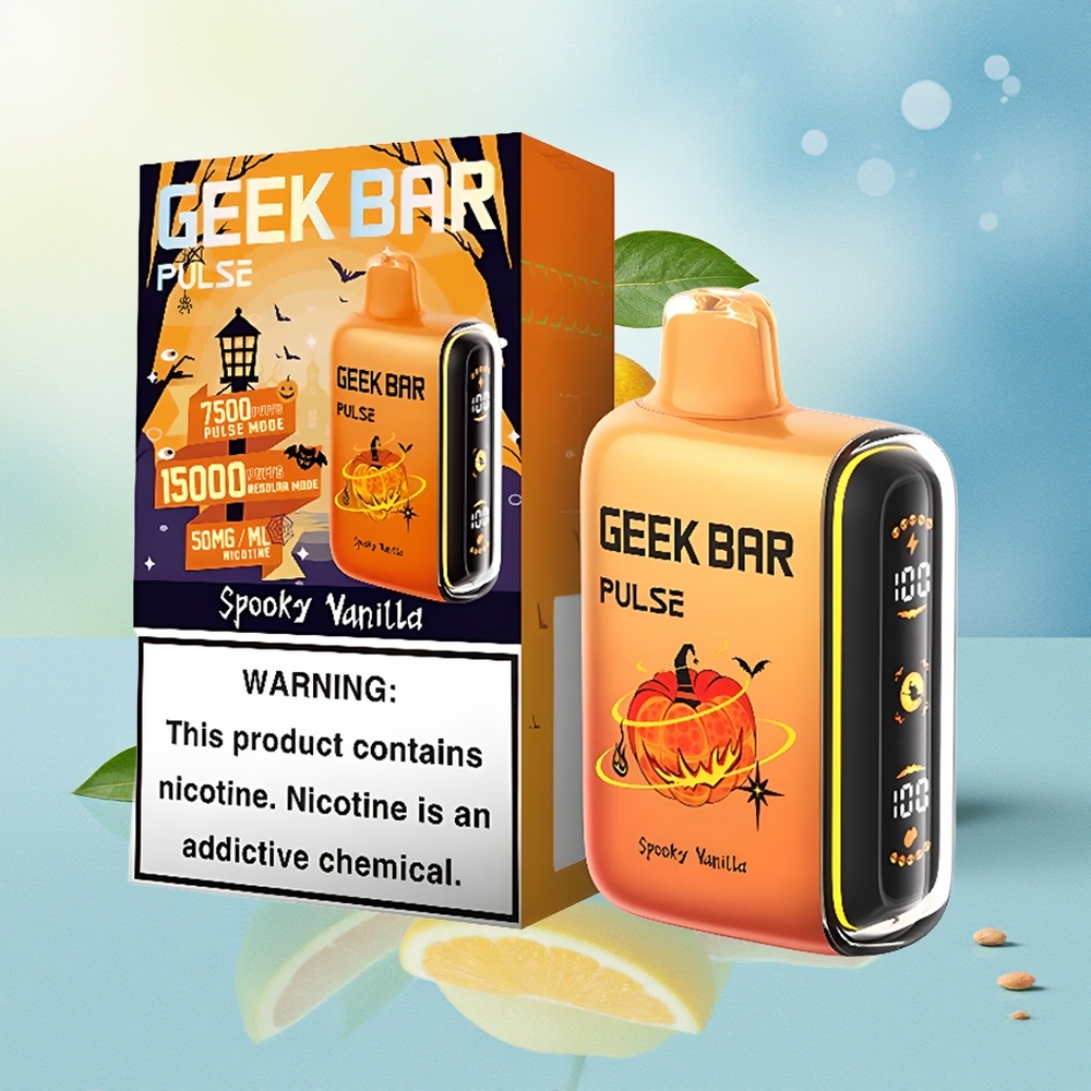 GEEK BAR Pulse 15000 Puhu 16ML 5% USB-C Halloweeni Erinimeline