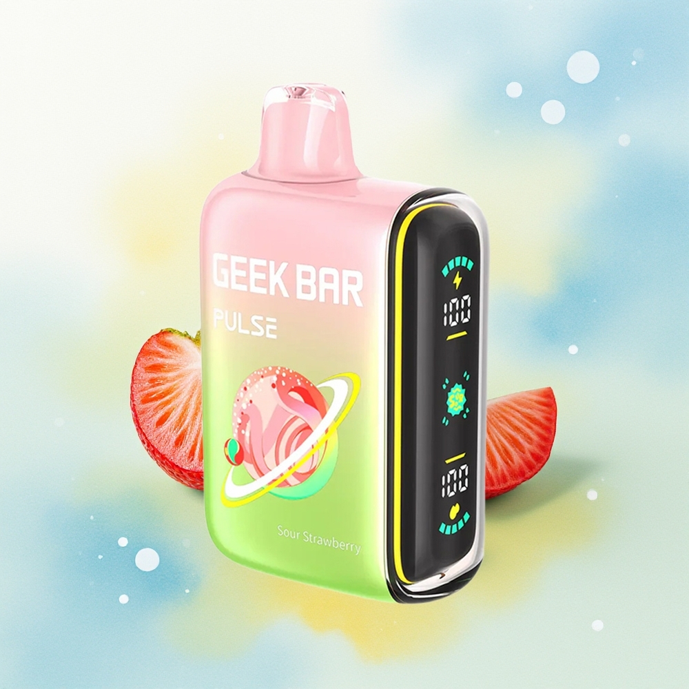 GEEK BAR Pulse 15000 Suitset 16ml 5% Nikotiini Reguleeritav Õhuvool Hapukas