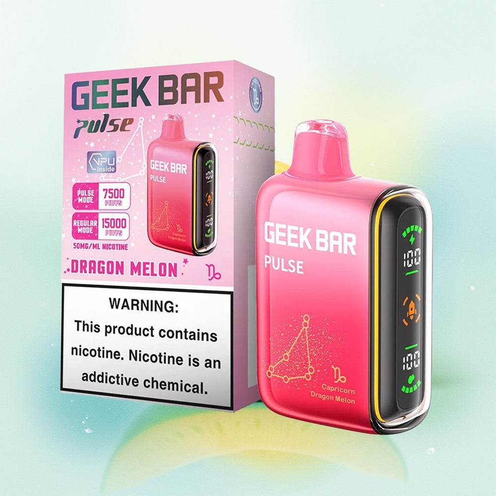 GEEK BAR Pulse 15000 Suukaudet 16ML 5% USB-C Zodiac Virmalised