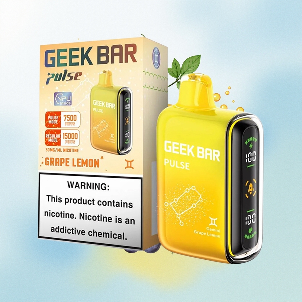 GEEK BAR Pulse 15000 Suukaudet 16ML 5% USB-C Zodiac Virmalised