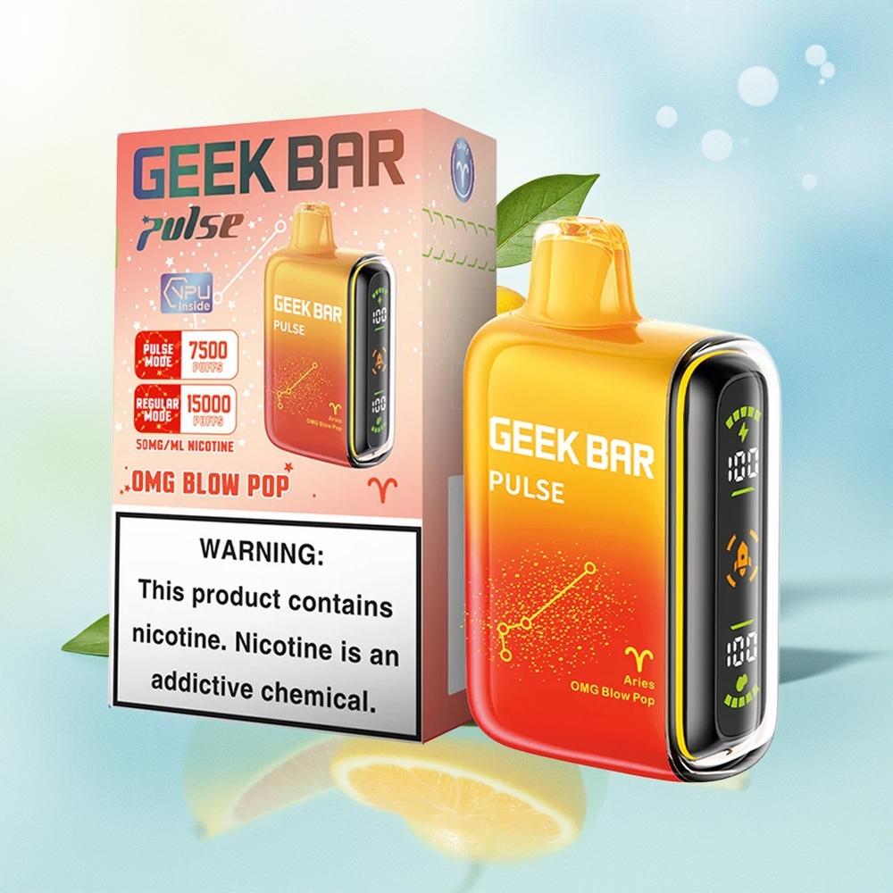 GEEK BAR Pulse 15000 Suukaudet 16ML 5% USB-C Zodiac Virmalised
