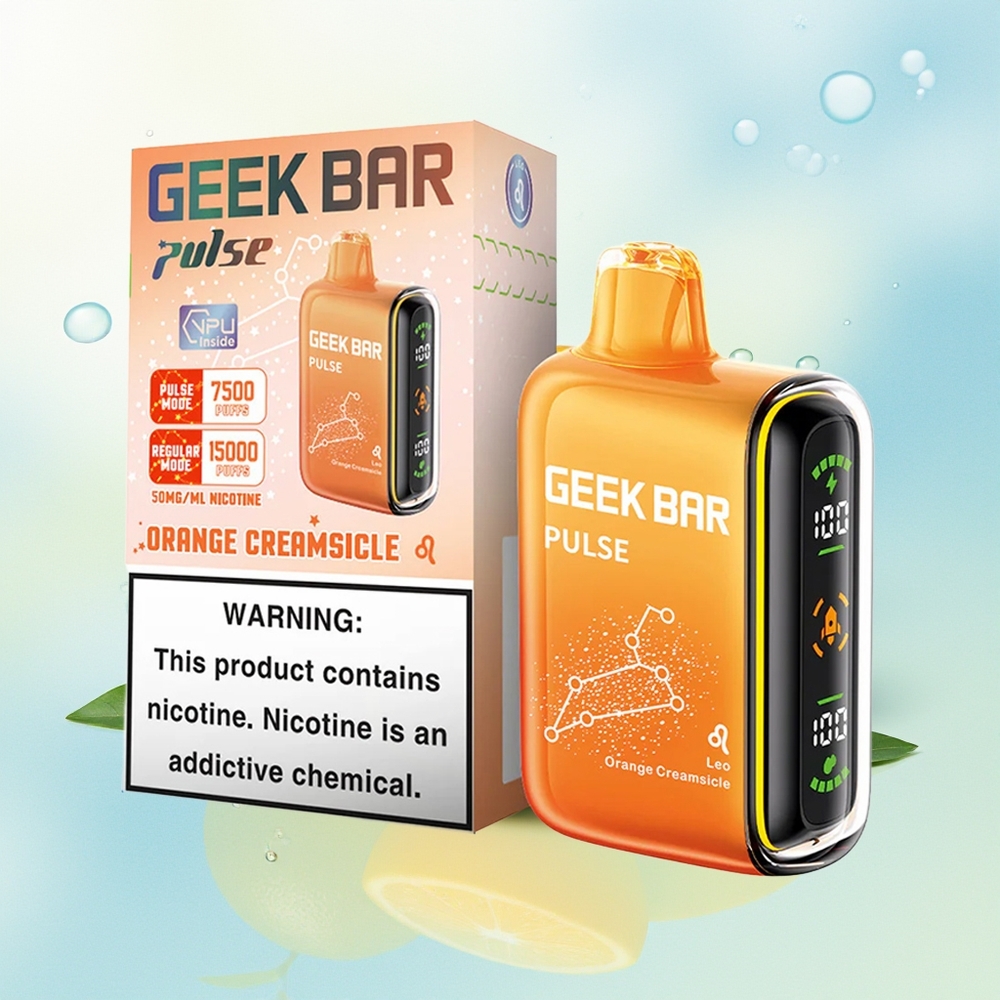 GEEK BAR Pulse 15000 Suukaudet 16ML 5% USB-C Zodiac Virmalised