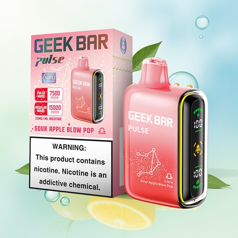 GEEK BAR Pulse 15000 Suukaudet 16ML 5% USB-C Zodiac Virmalised