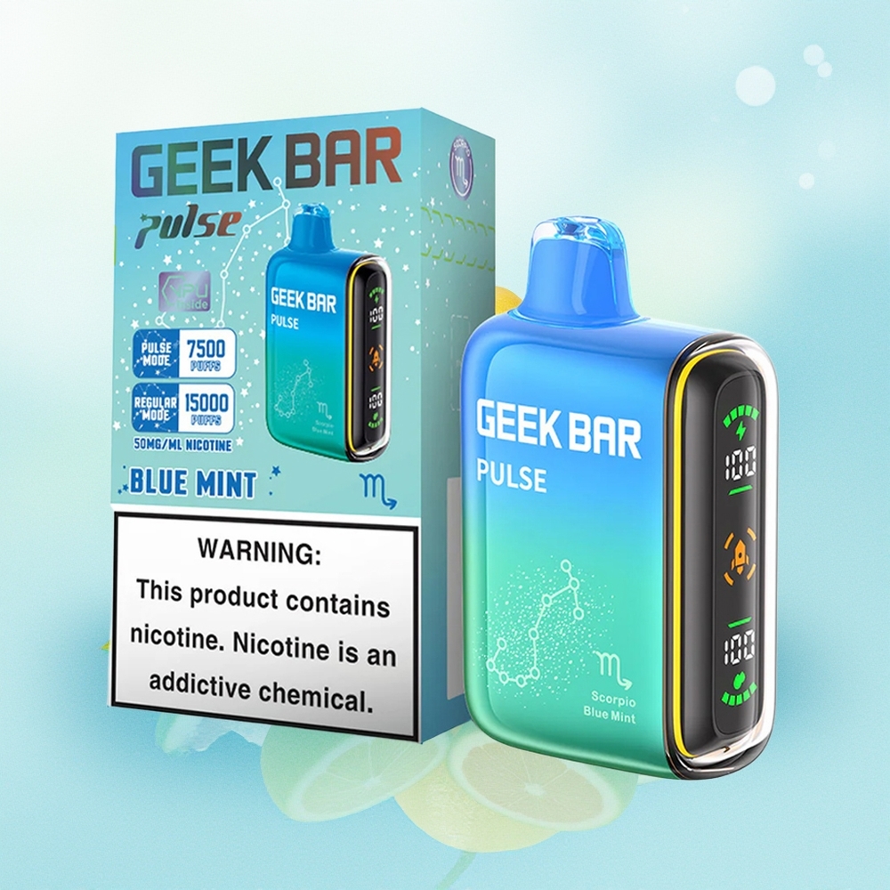 GEEK BAR Pulse 15000 Suukaudet 16ML 5% USB-C Zodiac Virmalised