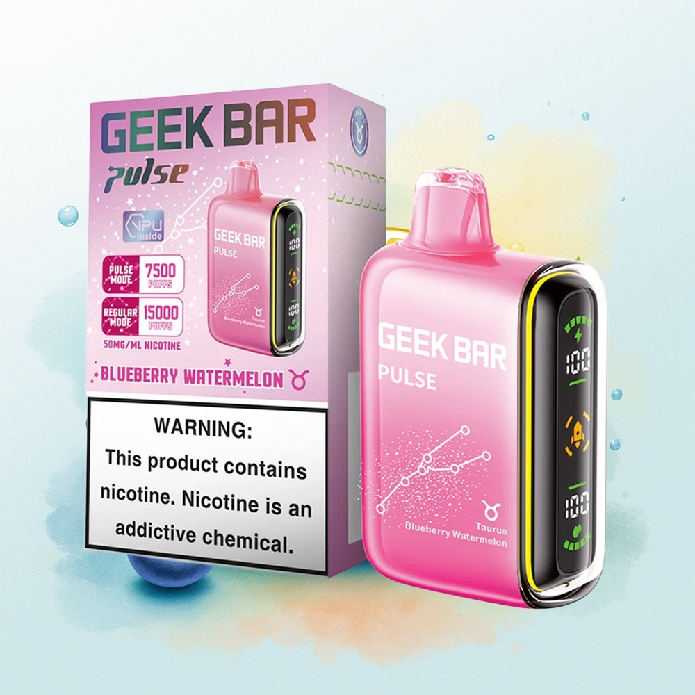 GEEK BAR Pulse 15000 Suukaudet 16ML 5% USB-C Zodiac Virmalised