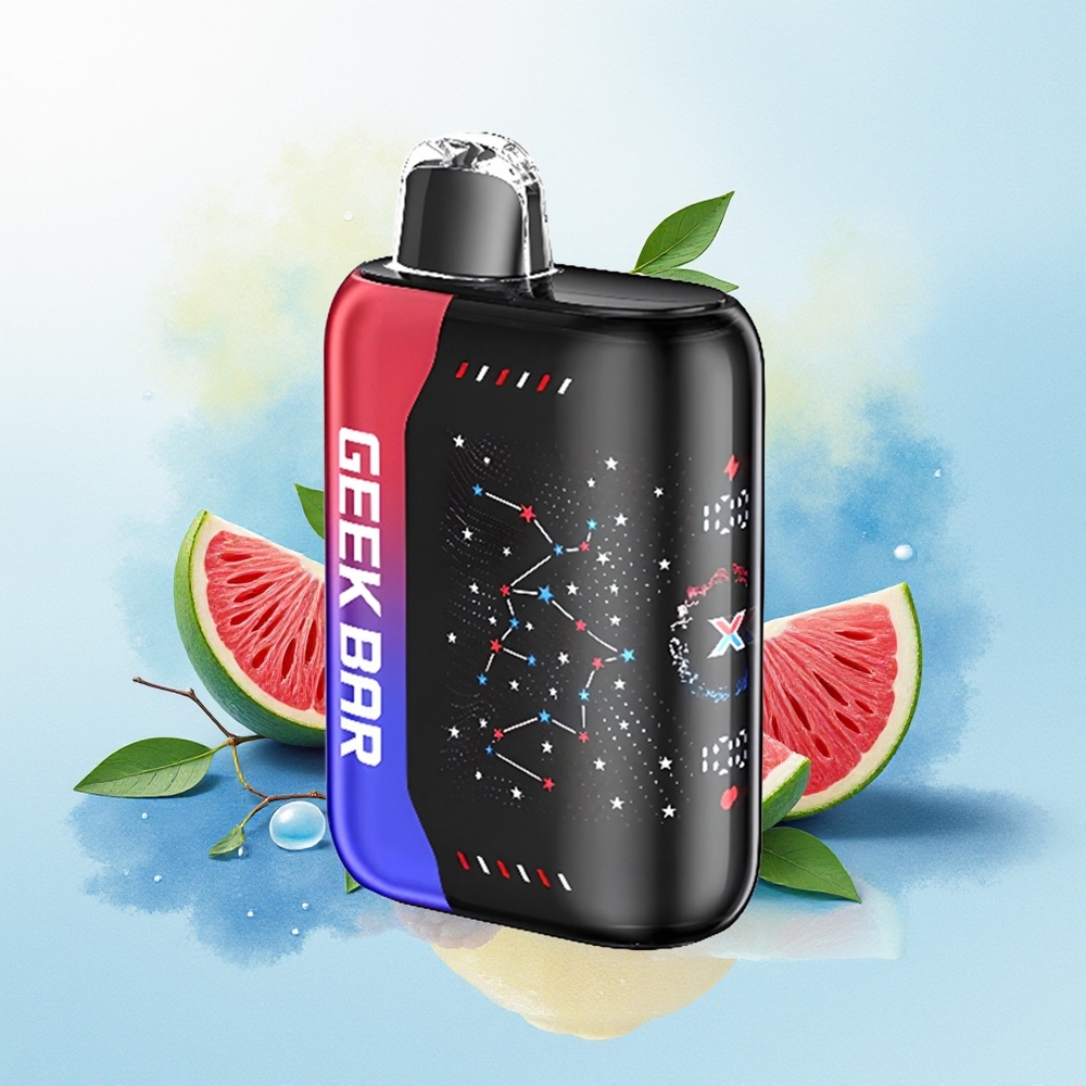 GEEK BAR Pulse X 25000 Pihu Korrapärane Režiim 15000 Pihu Pulse Režiim 18mL E-vedelik 3D Kõver Ekraan USB Type-C