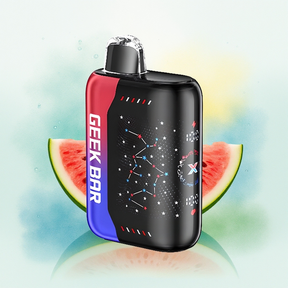 GEEK BAR Pulse X 25000 Pihu Korrapärane Režiim 15000 Pihu Pulse Režiim 18mL E-vedelik 3D Kõver Ekraan USB Type-C