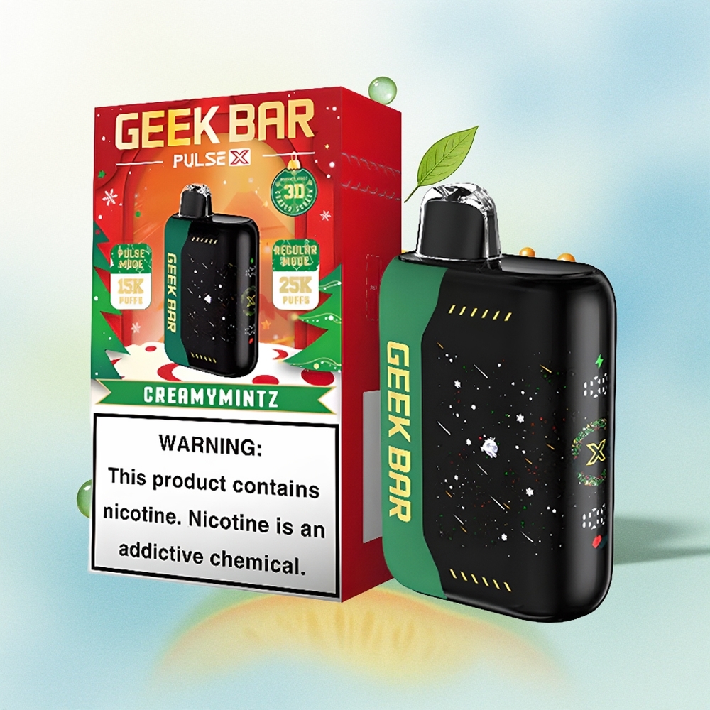 GEEK BAR Pulse X 25000 Puhangit Dual Mesh USB-C Jõulud Eriparandus