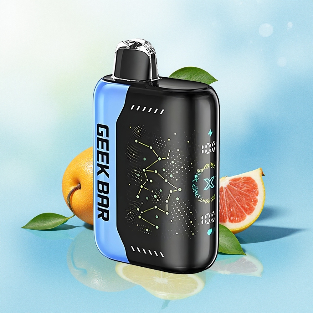 GEEK BAR Pulse X 25000 Puhangut Nikotiinivaba 18mL Kahekordse Võrkkesta Kõver Ekraan USB-C